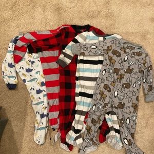 7 Simple Joy Carters 18 mos fleece pjs